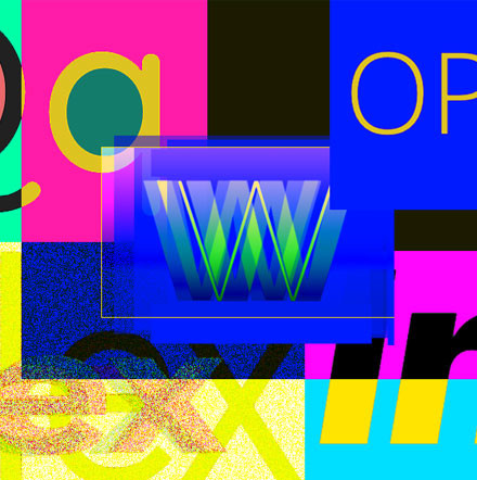 Mixed font image graphic featuring